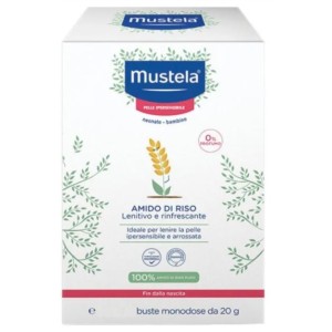 Mustela Amido di  Riso 4 Buste da 20 grammi