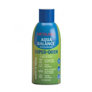 Aqua Balance Super Dren 500ml gusto Tè Verde, con estratti vegetali e acqua di cocco