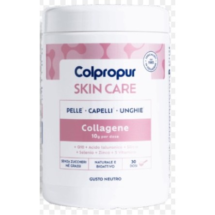 Colpropur Skin Care 306 gr, Collagene Naturale e Bioattivo per Pelle Capelli Unghie, gusto neutro Colpropur Skin Care 306 gr, Collagene Naturale e Bioattivo per Pelle Capelli Unghie, gusto neutro
