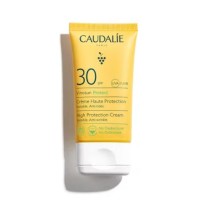 Caudalie Vinosun Crema ad Alta Protezione SPF30 50ml, solare anti-rughe viso e collo