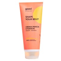 GOOVI Shape Your Belly 200ml Crema rassodante e rimodellante per Pancia e Fianchi