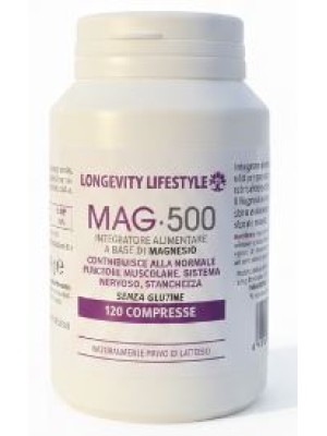 Longevity Lifestyle Mag 500 120 Compresse