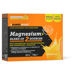 NAMED SPORT Magnesium Blend of 2 Sources 20 bustine, supplemento a base di magnesio 