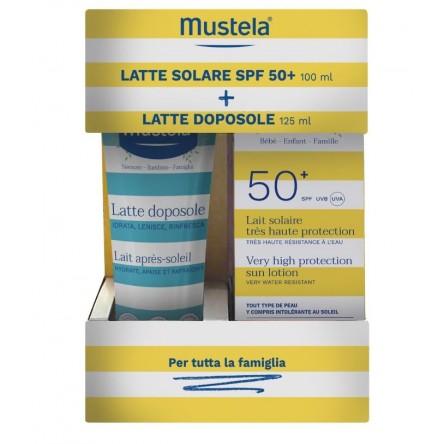 MUSTELA Bipack Estate 2023 Latte Solare SPF50 100ml + Latte Doposole 125ml