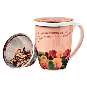 NEAVITA Infusiera Fall in Tea in ceramica