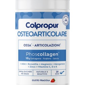 Colpropur Osteoarticolare 340 Grammi, collagene Naturale e Bioattivo Gusto Fragola