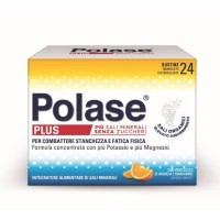 Polase Plus Gusto Arancia e Mandarino 24 bustine, con Potassio e Magnesio per la stanchezza e fatica fisica