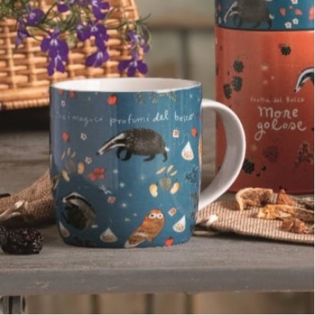 MUG BLU INFUSI BOSCO NEAVITA