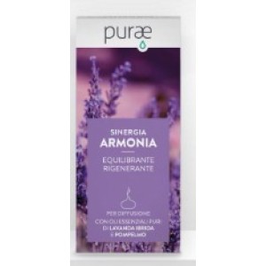 PURAE SINERGIA Olio essenziale  ARMONIA equilibrante e rigenerante  con lavanda e pompelmo 10ML