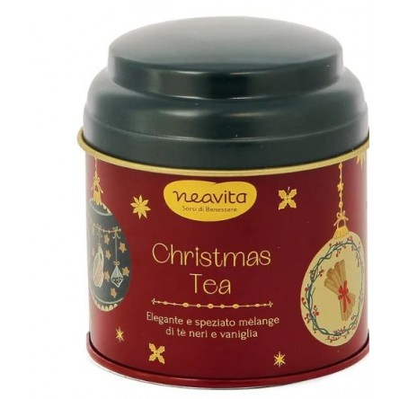  Neavita Natale Christmas Tea 6 filtroscrigno in barattolo di latta rosso- edizione limitata