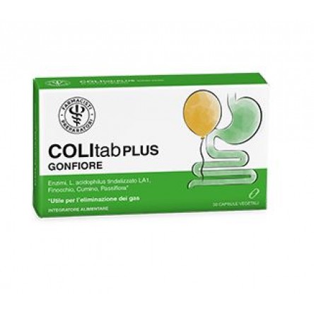 LFP Colitab Plus 30 capsule utili per l'eliminazione del gas intestinale