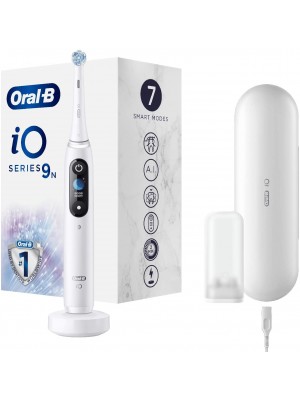 ORALB IO9 N  WHITE con la tecnologia magnetica iO, per una sensazione di pulizia professionale e un’esperienza di spazzolamento delicata