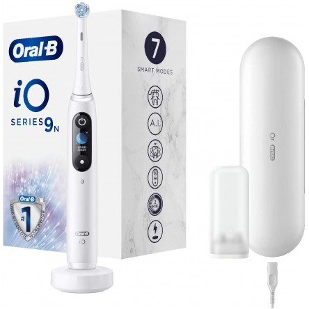 ORALB IO 9 spazzolino elettrico bianco WHITE +2REFILL