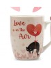 NEAVITA TAZZA LOVE IS AIR CAT san valentino 