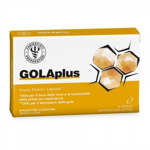LFP GOLAPLUS 20 capsule soft gel a base di propoli, erisimo e liquirizia 