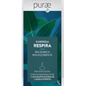 PURAE Sinergia Oli Essenziali RESPIRA , balsamica rinvigorente 10ml 