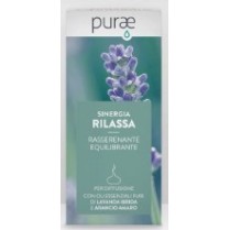 PURAE SINERGIA di  olii essenziali RILASSA con arancio e lavanda  10ML