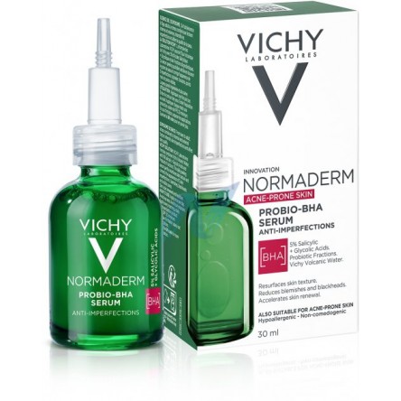VICHY Normaderm Siero Probio-BHA  anti imperfezioni con acido salicilico, glicolico e probiotici 30ml