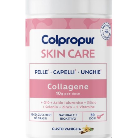 Colpropur SkinCare 309 Grammi, Collagene Naturale e Bioattivo, Gusto Vaniglia Colpropur SkinCare 309 Grammi, Collagene Naturale e Bioattivo, Gusto Vaniglia