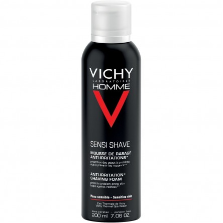 Vichy Homme Schiuma da Barba Anti-Irritazioni 200ml