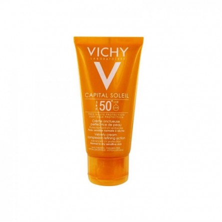 VICHY Capital Soleil Crema Viso Vellutata SPF50+ 50ml per pelli normali e secche