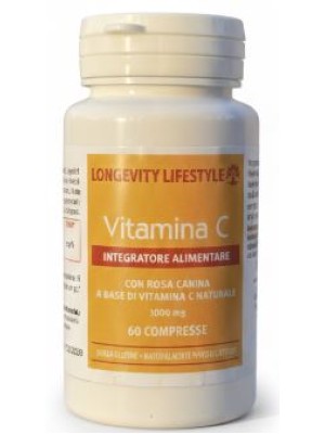 Longevity Vitamina C 1000 Mg 60 compresse due mesi di trattamento 