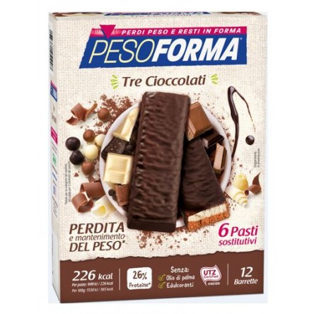 PESOFORMA BARR 3 CIOCCOLATI