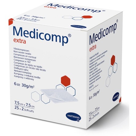 GARZA MEDICOMP E TNT7,5X7,5 50