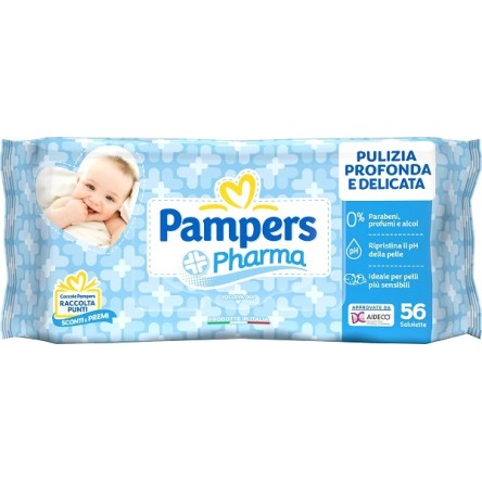 PAMPERS PHARMA SALVIETTE 56PZ