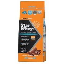 named STAR WHEY ISOLATE cioccolato pacco da 375G