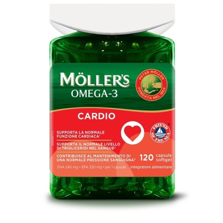 MOLLER'S OMEGA 3 CARDIO 120CPS MOLLER'S OMEGA 3 CARDIO 120CPS