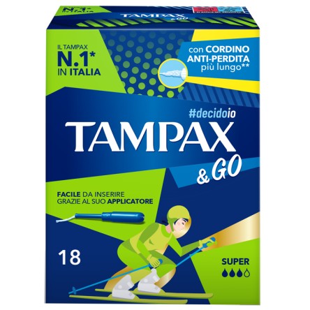 TAMPAX &GO SUPER 18PZ