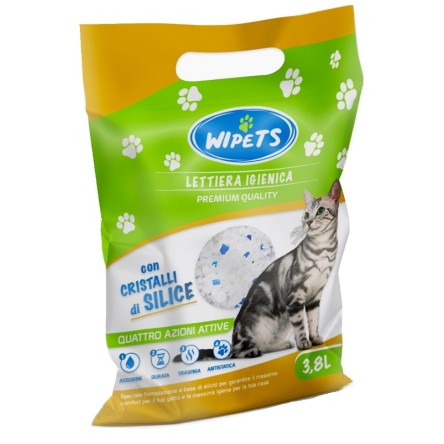 LETTIERA IGIENICA 3,8L WIPETS LETTIERA IGIENICA 3,8L WIPETS