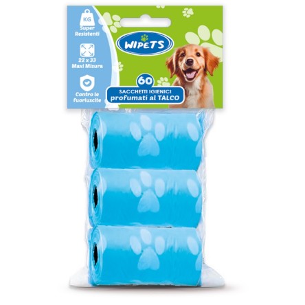 SACCHETTI IGIENICI WIPETS 60PZ SACCHETTI IGIENICI WIPETS 60PZ