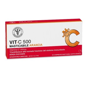 Lfp Vit C 500 Vitamina C 20 Compresse Masticabili Gusto Arancia