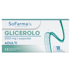 GLICEROLO AD 2250MG 18SUPP SF+