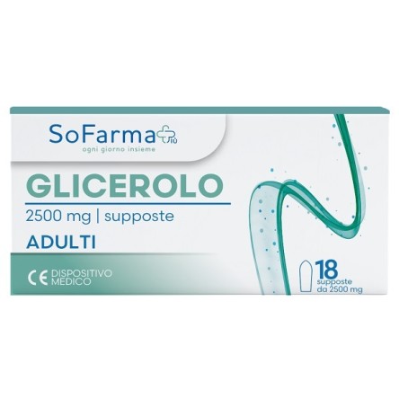 GLICEROLO AD 2250MG 18SUPP SF+