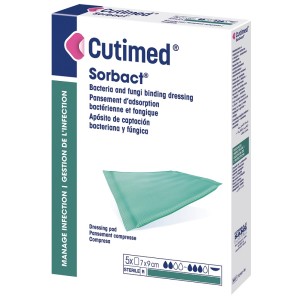 CUTIMED SORBACT PAD 7X9CM 5PZ