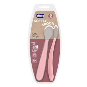 CH CUCCHIAIO SIL DOPP ROSA 6M
