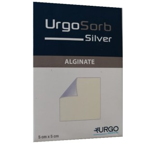 URGOSORB SILVER 5X5CM 10PZ