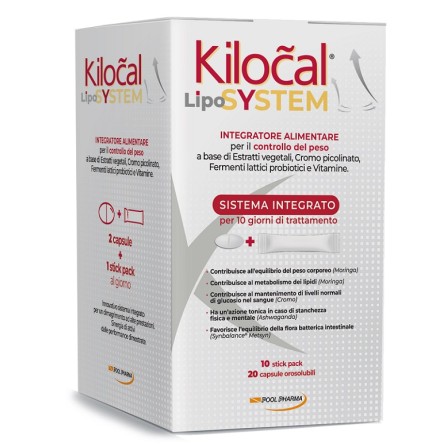 KILOCAL LYPO SYST20CPR+10STICK
