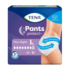 TENA PANTS PLUS NIGHT L 12PZ