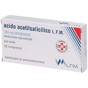 ACIDO ACETILSA.LFM*20CPR 500MG