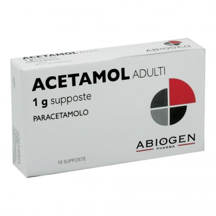 ACETAMOL*AD 10 SUP. 1 G