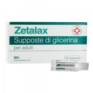 ZETALAX*Adulti  18 supposte di glicerolo 2,25G