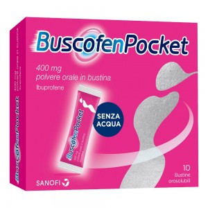 BUSCOFENPOCKET*OS 10BUST 400MG granulato per soluzione orale