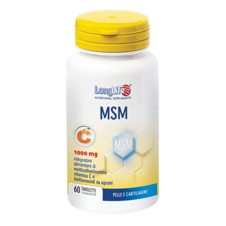 LONGLIFE MSM 1000MG 60TAV