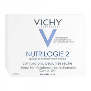 VICHY Nutrilogie 2 Crema Nutriente Viso Donna 50ML per pelle molto secca