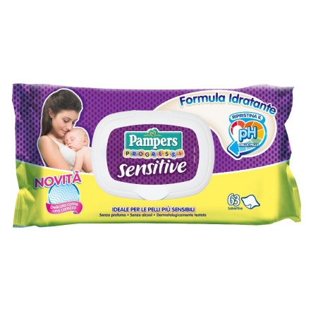 PAMPERS SALV SENS ALOE 63P 5991