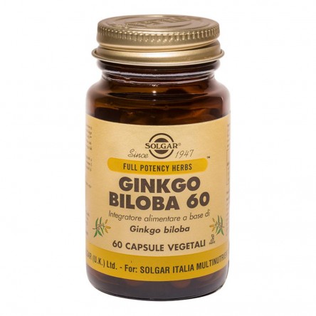 GINKGO BILOBA  60VEGICPS SOLGAR